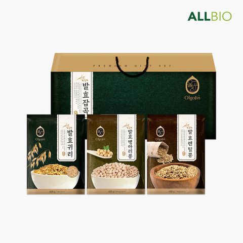 발효잡곡(400g) 1호 / 파우치 (귀리 병아리콩 렌틸콩)