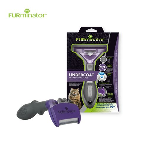 퍼미네이터 언더코트 디쉐딩툴 캣 장모용-중