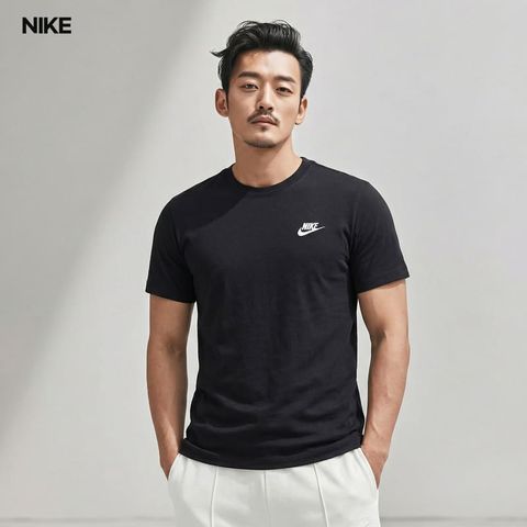 나이키 NSW 클럽 클래식 남자 라운드 반팔티셔츠 AR4999-013