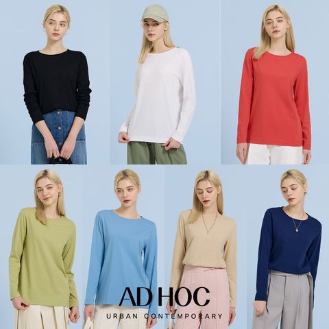 [AD HOC] 애드혹 24 Spring 여성 오가닉 코튼100 티셔츠 7종 +무이자3개월