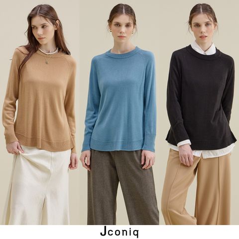 [J CONIQ] 제이코닉 에센셜 플레어 니트 3종