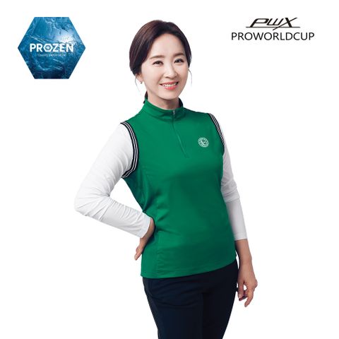 [PWX][A]Q124-3201-02 여성 냉감 집업티셔츠