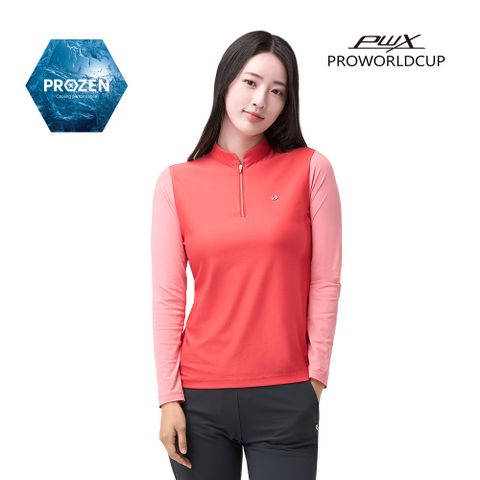 [PWX][A]Q124-3203-04 여성 냉감 집업티셔츠
