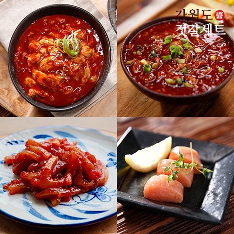 유명근 간월도 모듬젓갈 4종 (어리5+꼴뚜기3+갑오징어3+명란젓3)