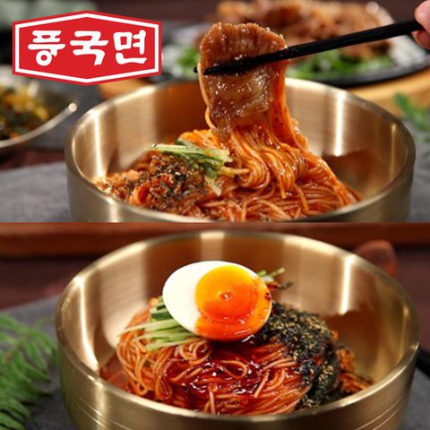 1933 풍국면 참기름비빔국수 6팩 (12인분)