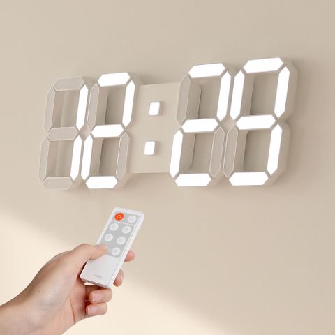 무아스 퓨어 39cm 슬림형 LED 벽시계 (L)