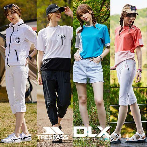 트레스패스 여성 슬로우 라이프 상의 복합구성 4종