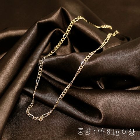 (실로) 18K 투톤 피가로 네크리스