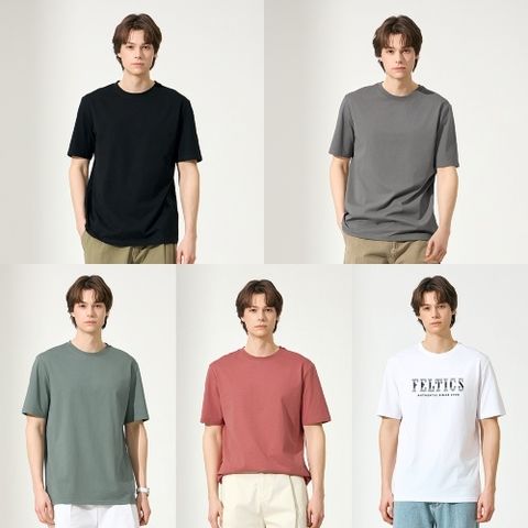 펠틱스 남성 소로나코튼 DRY 반팔 티셔츠 (F505M-5)