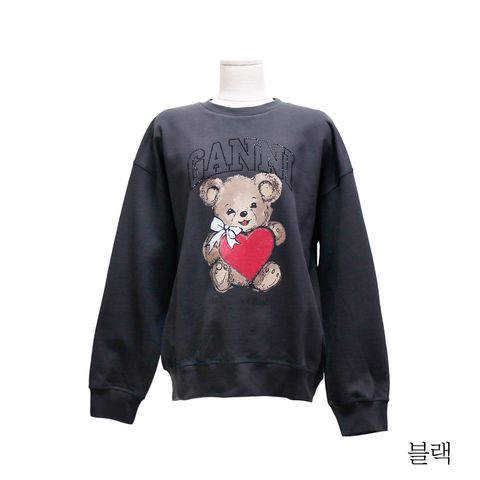 [가니] 베어 코튼 스웨트