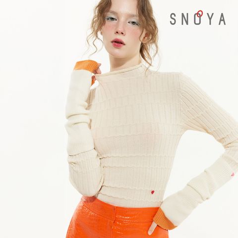 [SNOYA] 스노야 26FW 홀가먼트 플리츠 풀오버