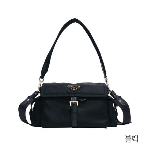 프라다 로고 버클 숄더백(1BD394)