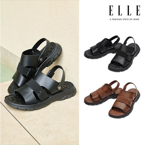 [엘르] ELLE 엘르 옴므 투웨이 컴포트 샌들