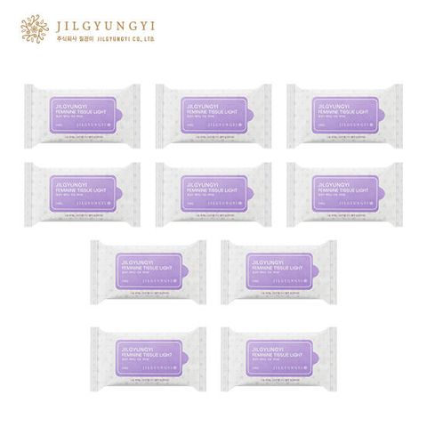 [H몰] 질경이 페미닌 티슈 라이트 (10개)