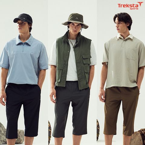 25SS 트렉스타 남성 프로테크 7부팬츠 3종