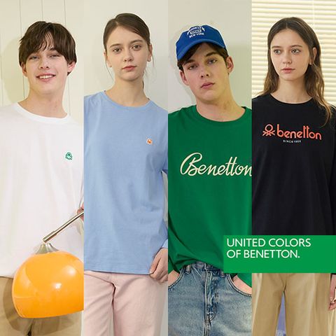 [런칭가89900] 25NEW 베네통 남여공용 코튼 롱슬리브 4종
