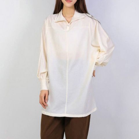 [르베리나] 비숍 슬리브 롱 블라우스