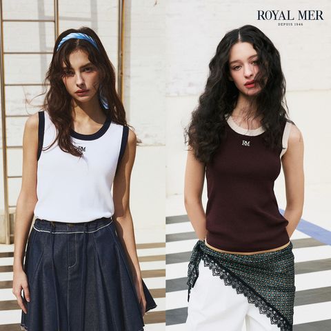 로얄메르 26SS RM 슬리브리스탑 2종