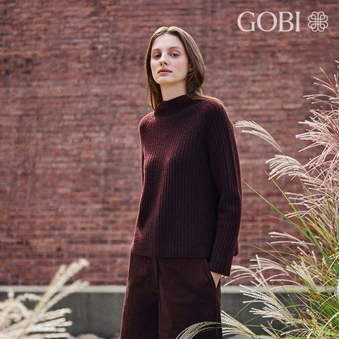 고비(GOBI) 캐시미어100 헤비게이지 루즈핏 풀오버