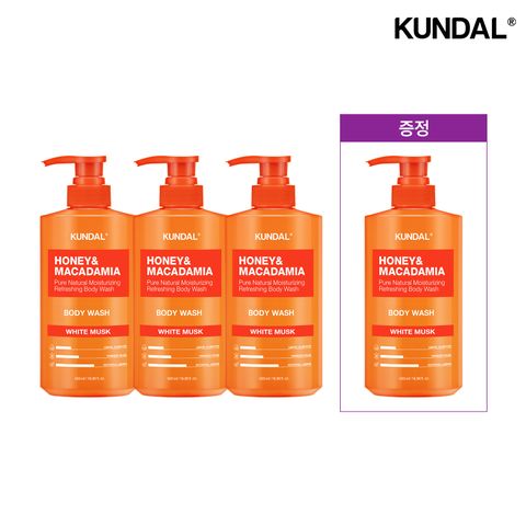 [쿤달] NEW 마카다미아 바디워시 500ml 3+1
