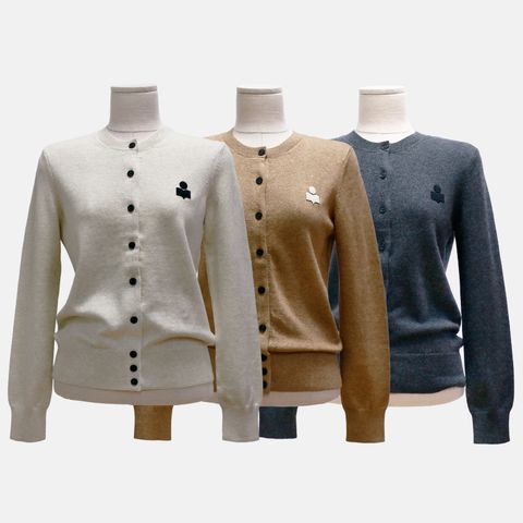 (이자벨마랑) 로고 울코튼 가디건(CA0115FAC1L17E)