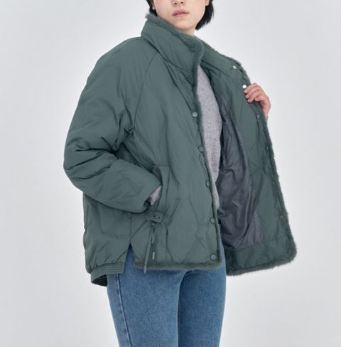 [나는 항상 아름다워야한다. 명품 플리츠 플리츠유][플리츠유] 데이엔 오리털 밍크 차이나 패딩 +할인쿠폰