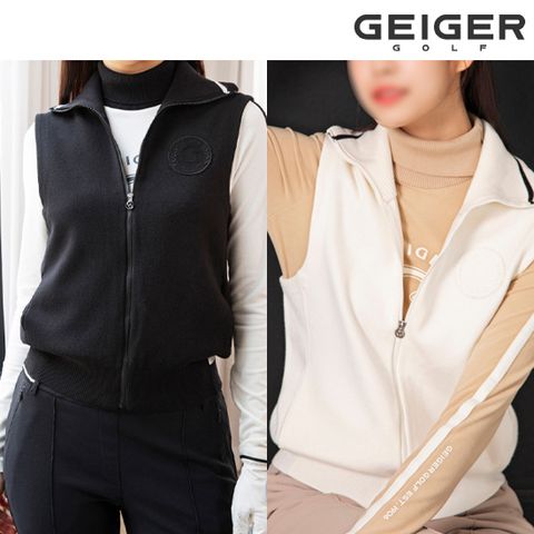 (IN)[런칭가 159000] 가이거골프 여성 베스트 스웨터