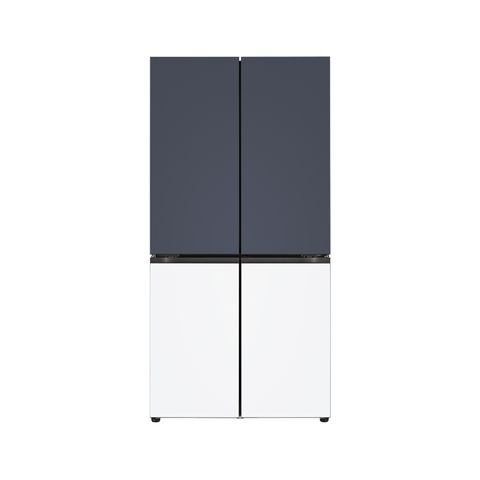 LG 디오스 AI 오브제 STEM 매직스페이스 냉장고 [M876MNQ161S] (네이비/화이트)