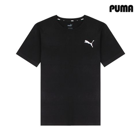 푸마 스몰로고 클래식 남자 여성 반팔티 티셔츠 블랙 586668-51