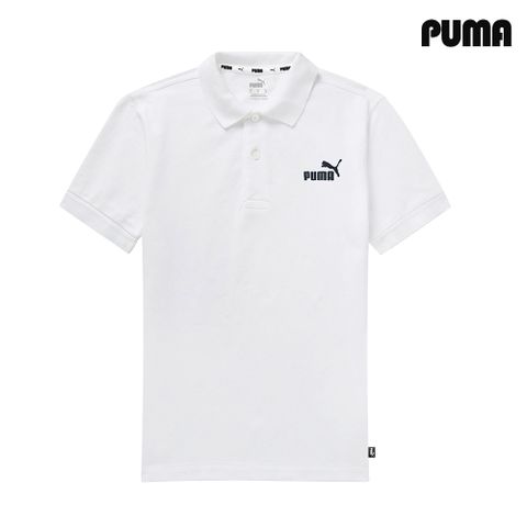 푸마 에센셜 남성 폴로 반팔 피케 카라 티셔츠 화이트 586674-02