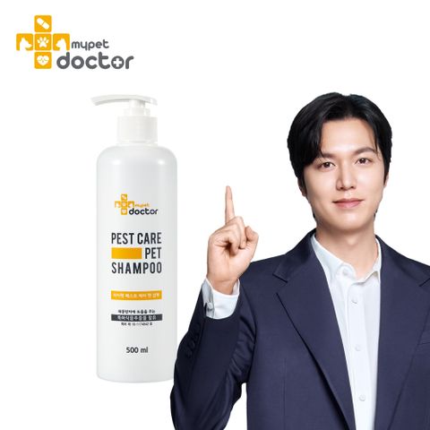 [마이펫닥터] 페스트케어 강아지 샴푸 해충 진드기 심장사상충 각질 천연약용샴푸 500ml x 1ea