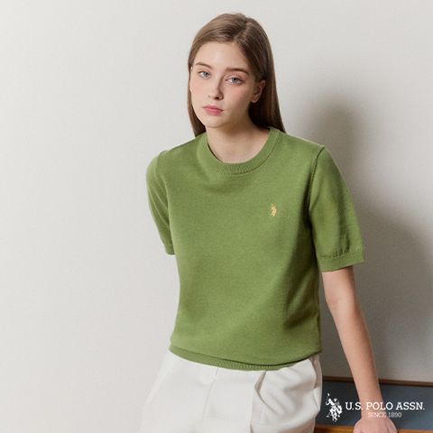 [U.S. POLO ASSN.] USPA 26SS 여성 코튼 반팔니트 단품