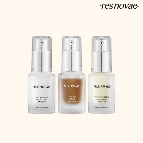레스노베 앰플 3종 세트 (플랜톡스+브라이트닝+볼류마이징 각 15ml)
