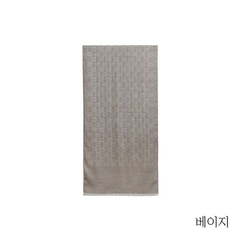 구찌 시그니쳐 울실크 투톤 숄(165904)