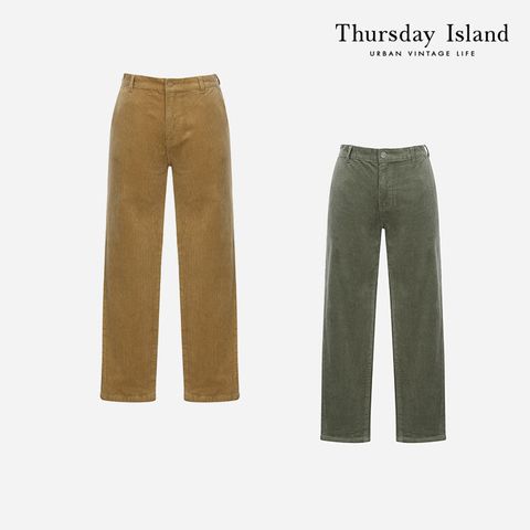 [Thursday Island] 코듀로이 슬림 배기 팬츠(T228MPT301W)