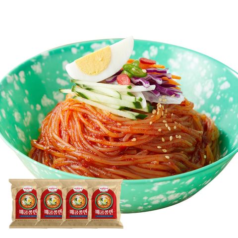 석관동떡볶이 매콤쫄면 4팩