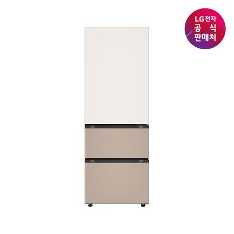 LG 디오스 오브제 김치냉장고 324L 글라스 [Z334GBC151S]