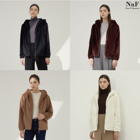 [론칭가 69900원][Now n Forever] NnF 여성 Faux 퍼 후드 점퍼 1종