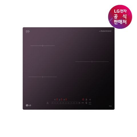 [LG 공식판매처] LG 디오스 빌트인 인덕션 3구 전기레인지 BEI3QMBLOE