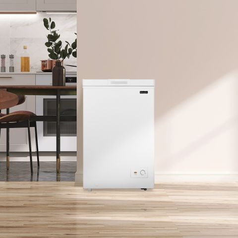 매직쉐프 심플 100L 냉동고 화이트 미니 소형 급속 냉동 MCF-H1000W +할인쿠폰