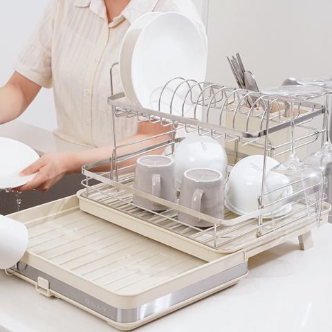 올리 확장형 슬라이드 식기건조대 OLDR01V