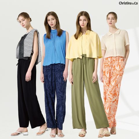 [Christina n Co] 크리스티나앤코 25SS 레이온 프린트 팬츠 4종 (C501)