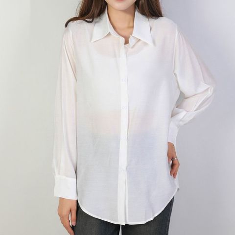 [르베리나] 베이직 카라 셔츠 블라우스