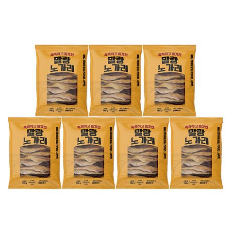 말랑노가리 70미(140g X 7팩 / 팩당 10미)