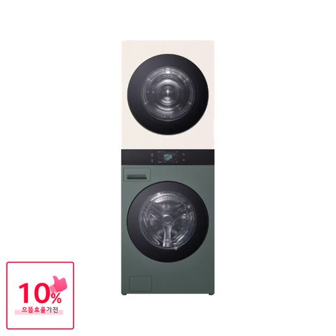 LG 트롬 AI 오브제 워시타워 세탁건조기 [WA2525GEHF] (25+25kg)