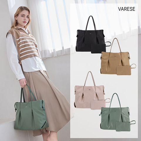 바레세(VARESE) 지아(ZIA) 나일론 백+파우치