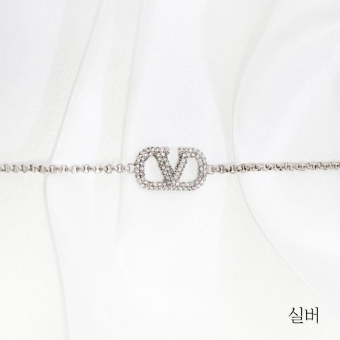 발렌티노 시그니쳐 크리스탈 팔찌(J0F84)