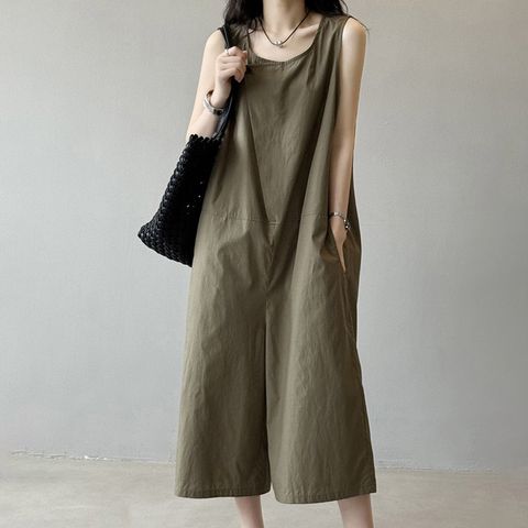 [르베리나] 인텔 릴렉스 데일리 와이드 점프수트