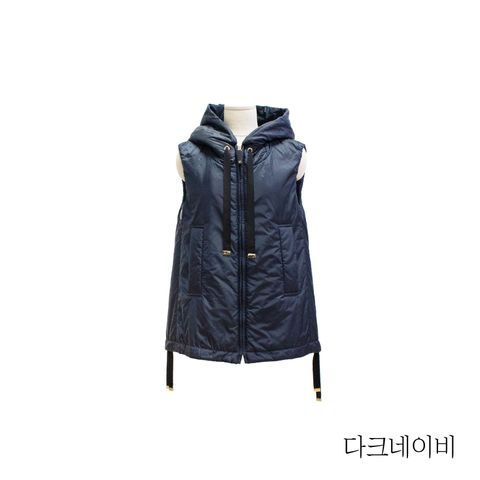 [막스마라] 그린고 후드 패딩 조끼