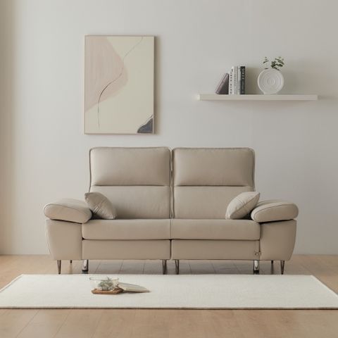 [숙위홈] 이사벨 3인 이태리 통가죽 천연면피 소가죽 소파